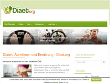 Tablet Screenshot of diaet.org
